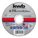 Ploča rezna za metal/inox 115x1mm KWB