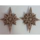 Božićna dekoracija zvijezde 2/1 13,5x10