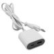 USB punjač s kablom, A+C 3.5A 17.5W 1.5m 245-101 bijeli