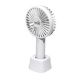 Ventilator ručni/stolni punjivi 9cm bijeli