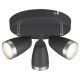 Lampa spot 3x4W LED Antracit/Mat 3000K