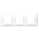 Okvir 3 elementa horizontalni bijeli Sedna