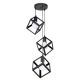 Visilica Wurfel 3xE27 40W crna Lumia Light