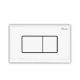 Tipka za ugradbeni vodokotlić bijela Block FLUENTA