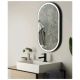 Ogledalo 50x90 ovalno Iron Black-Light TP