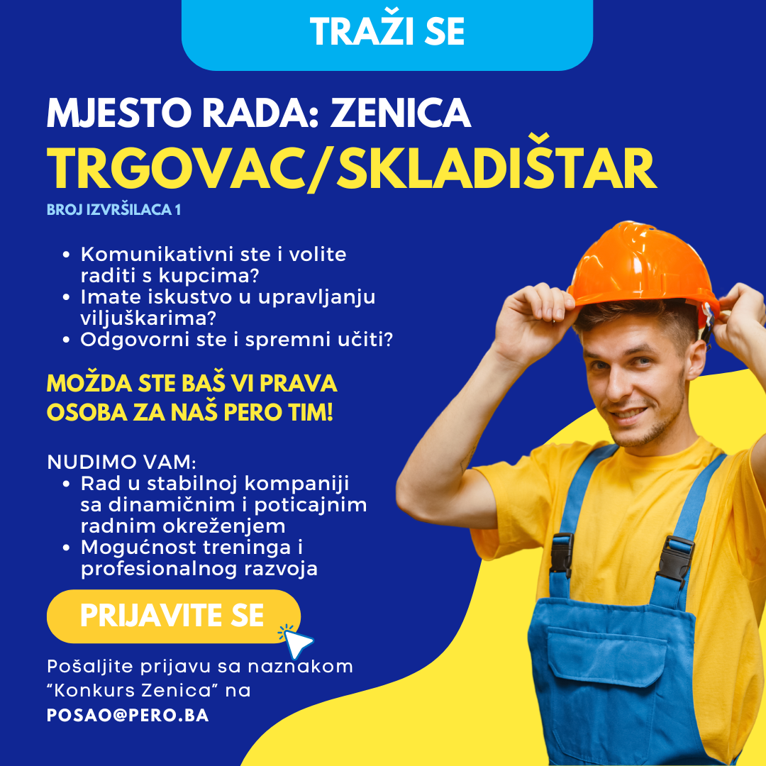 Konkurs za posao - PERO