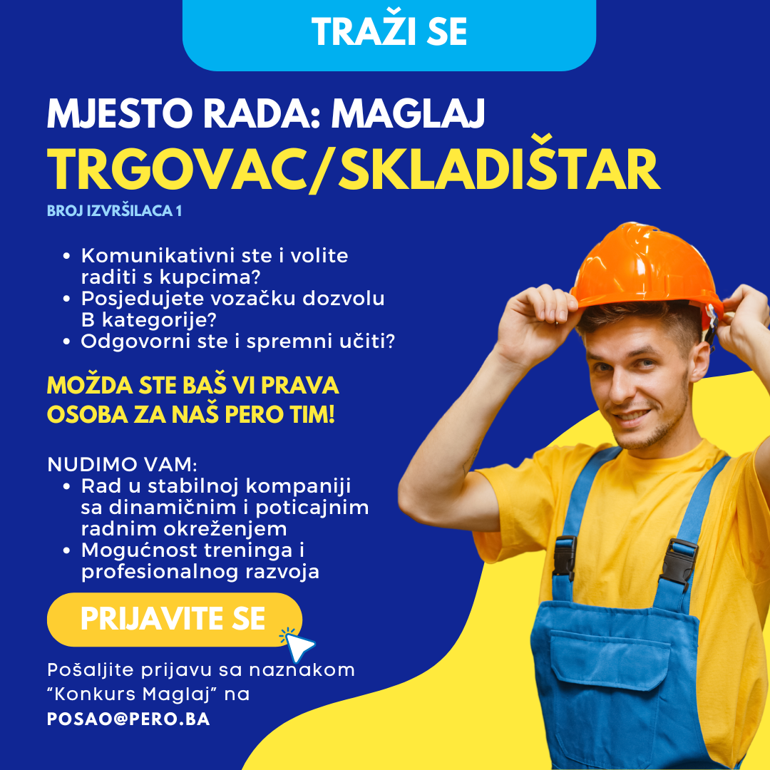 Konkurs za posao - PERO