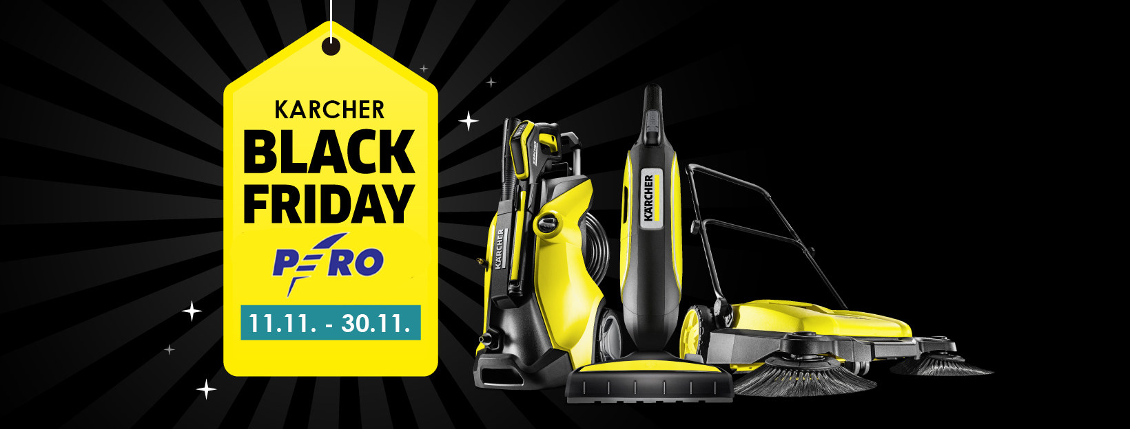 PERO Akcija Black Friday Karcher