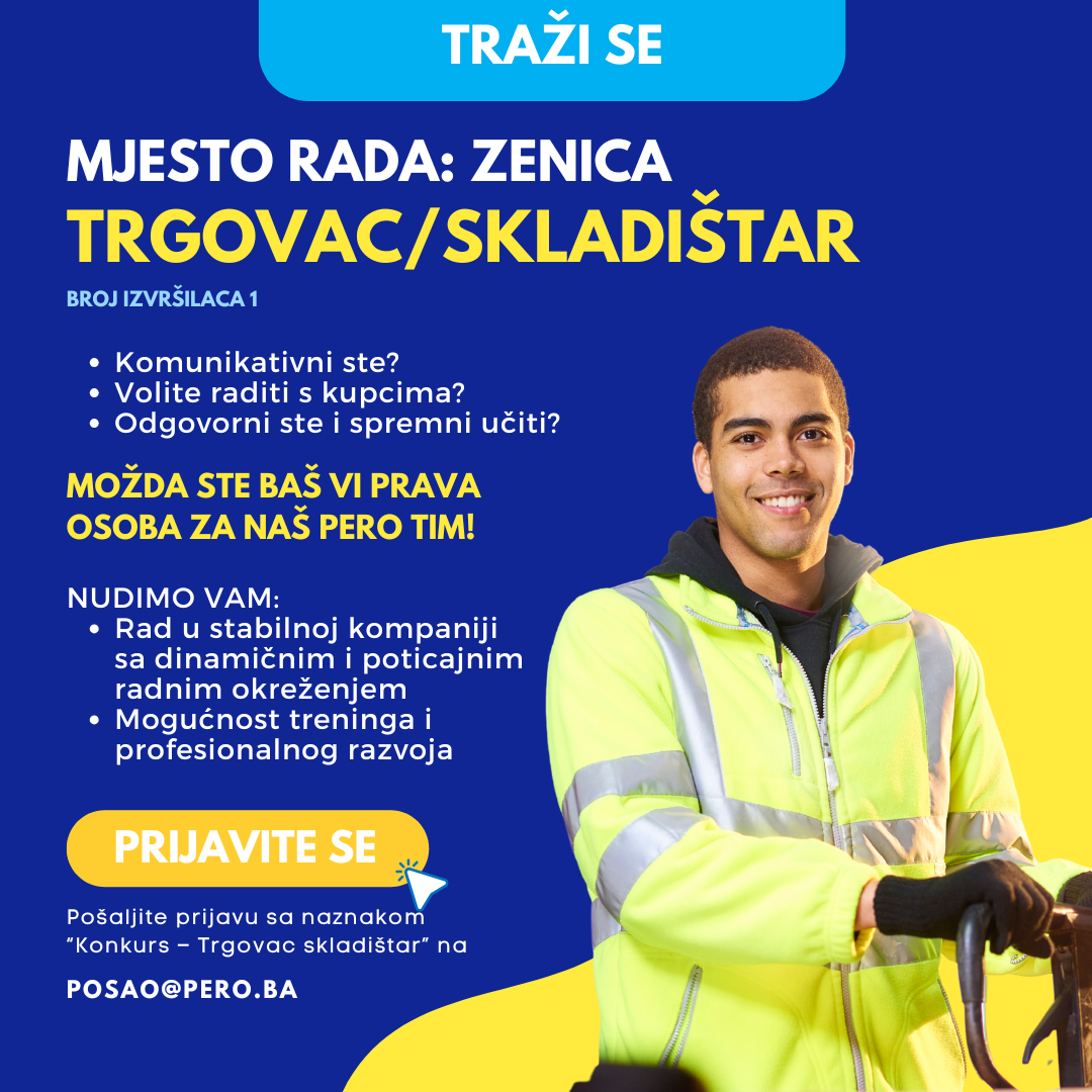 Konkurs za posao - Jajce