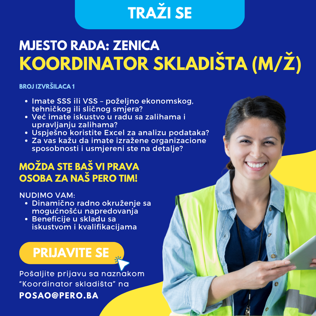 Konkurs za posao - PERO