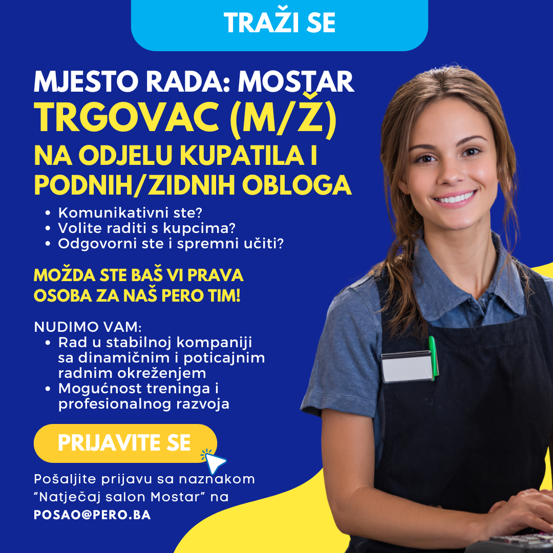 Konkurs za posao - PERO