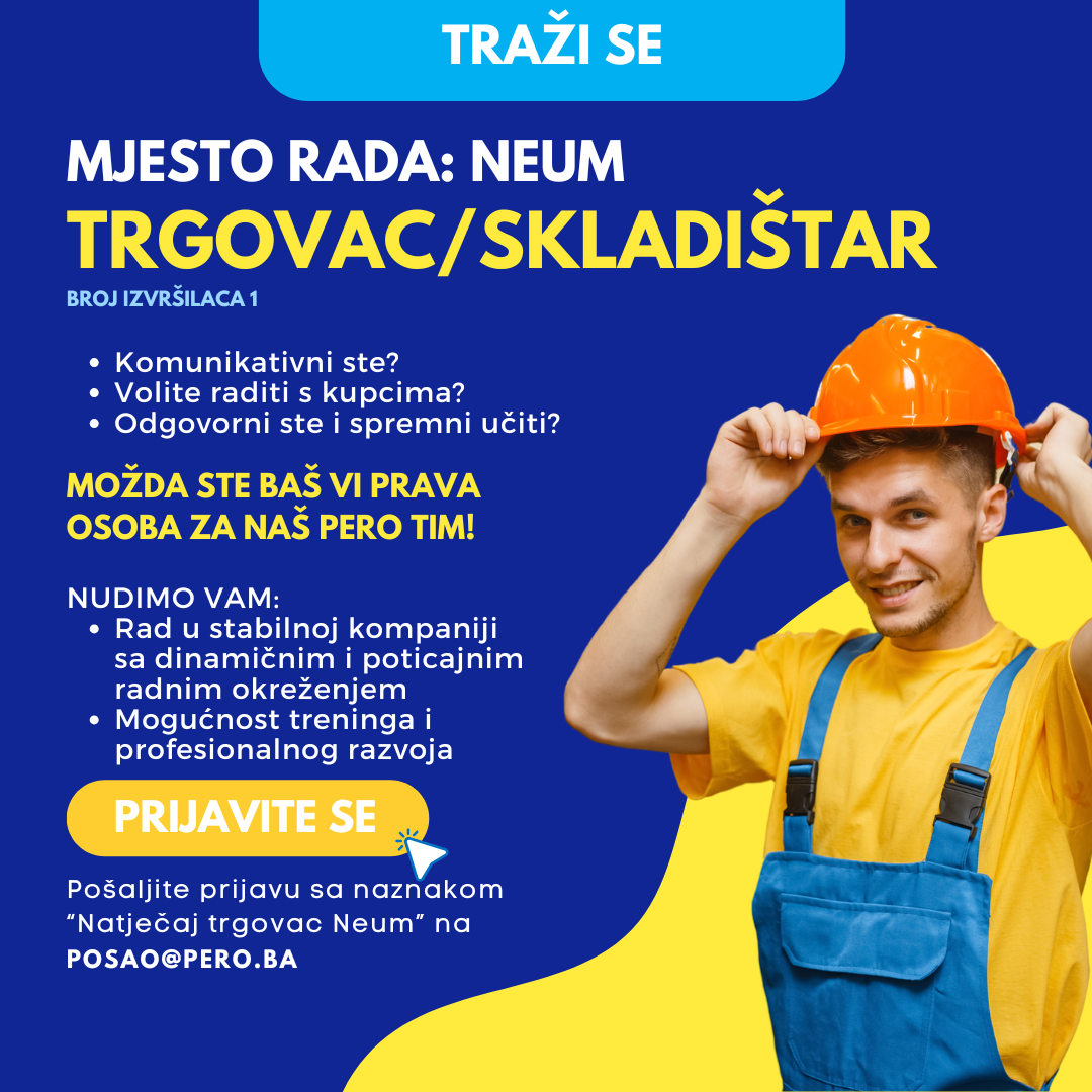 Konkurs za posao - PERO