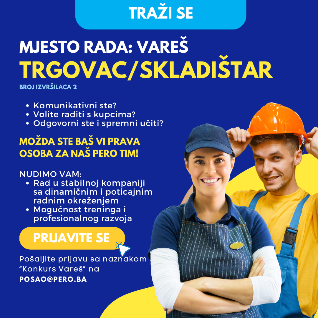 Konkurs za posao - PERO